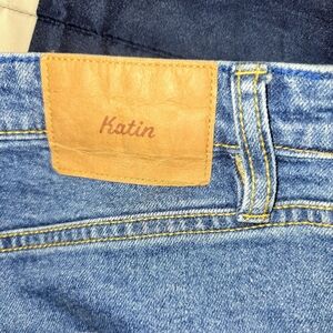 Katin Classic Blue Jeans with Tan Patch